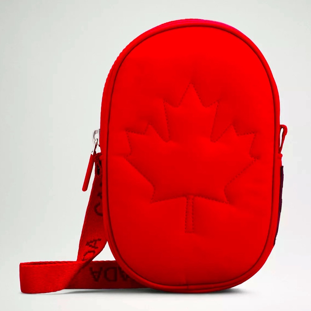 HOSTPICK ❤️ Lulu Team Canada Crimson Future Legacy Crossbody Bag **LIKE NEW**
